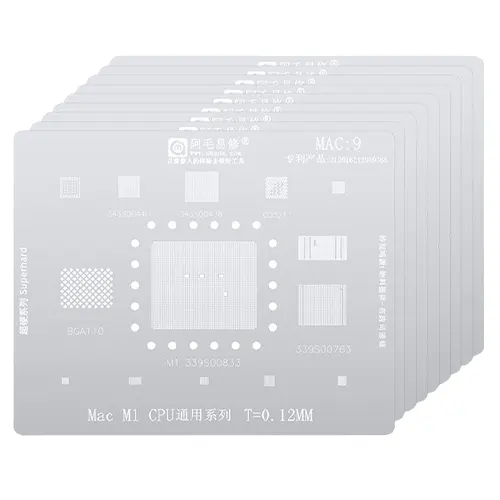 Replacement for AMAOE MAC1-MAC9 BGA STENCIL FOR MACBOOK - Quality Phone Parts in Sri Lanka